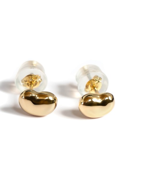ピアス 18K ピアス 金属アレルギー対応 つけっぱなし シンプル「MOLLICA モリカ」 レディースの画像
