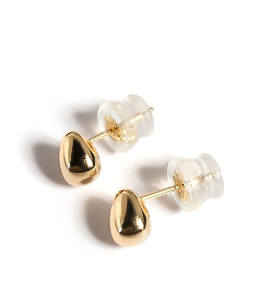 ピアス 18K ピアス 金属アレルギー対応 つけっぱなし シンプル「MOLLICA モリカ」 レディースの画像