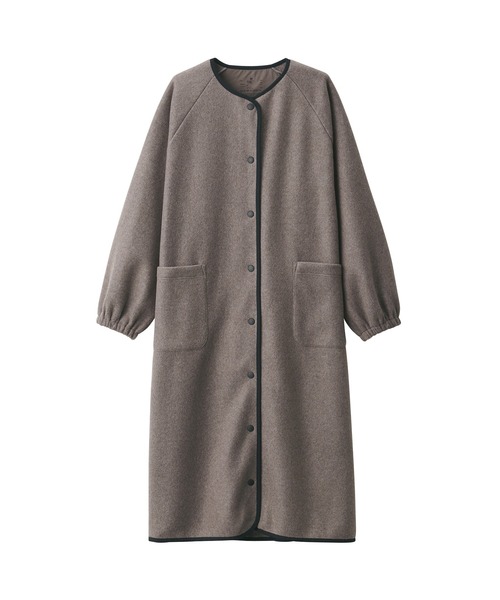 無印良品（MUJI） ルームウェア 部屋着 なめらかフリース ロング