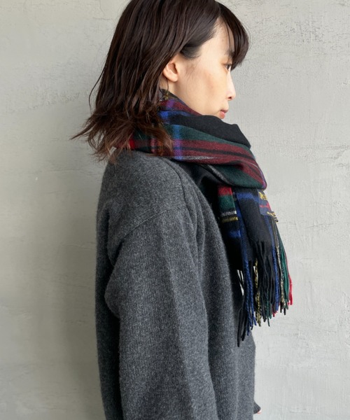 トラ♡TWEED MILL/ツイードミル70×190 大判ストール TWEED MILL ストール 「TWEED MILL/ツイードミル」 70×190 大判