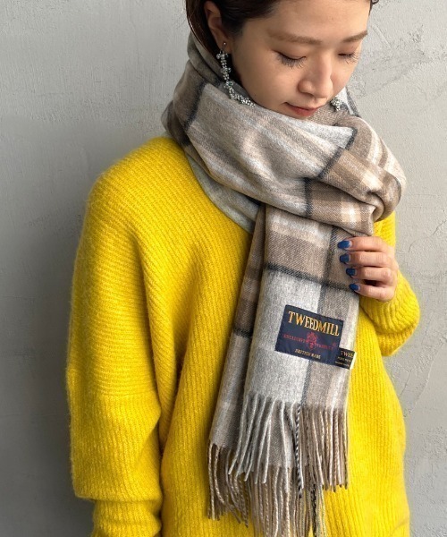 TWEED MILL（ツイードミル） ストール 70×190 大判ストール レディース