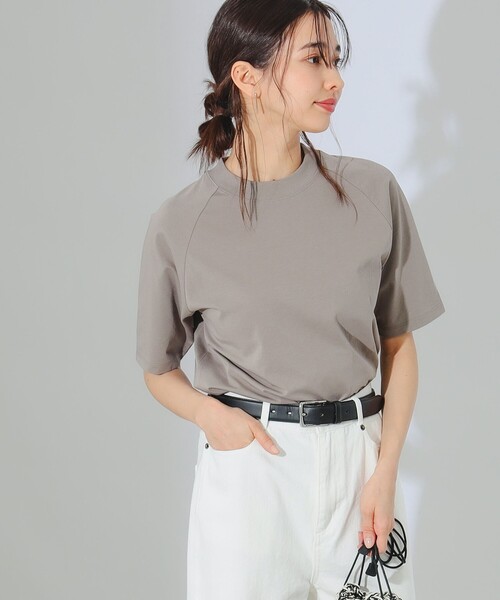 BEAMS モックネックホワイトシャツS Brilla per il gusto（ブリッラ ペル イル グスト）BEAMS LIGHTS