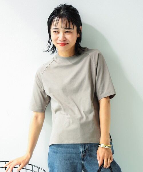 B：MING by BEAMS tシャツ B:MING / モックネック ラグラン T