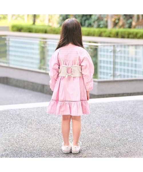 apres les cours ベスト 後ろリボンニットビスチェ キッズ