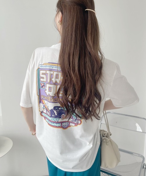 【didas】売り切れ前に 半袖Tシャツ バックプリントがかわいい★ 90'sリバイバルバックプリントTシャツ 3サイズ ユニセックス