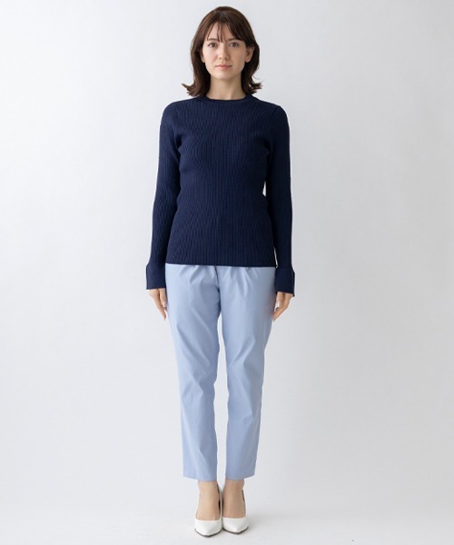 SONO ソーノ　パール　ニット　プルオーバー Sono - 22FW sono ホワイト パール パフィースリーブニットプル