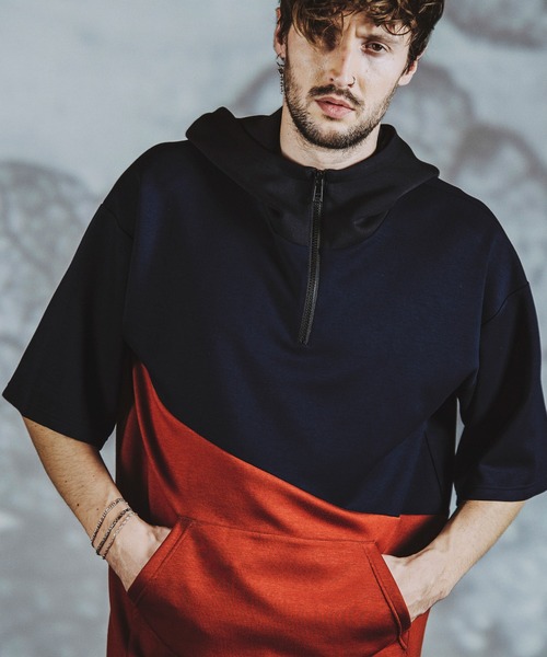 NO ID.（ノーアイディー） パーカー 「NO ID.」Changing Half Zip