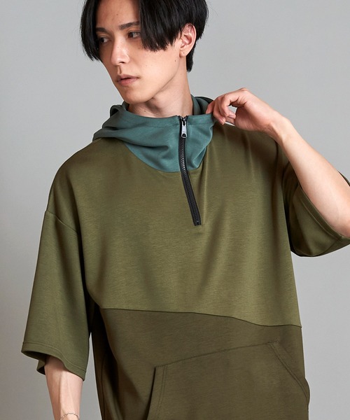 NO ID.（ノーアイディー） パーカー 「NO ID.」Changing Half Zip