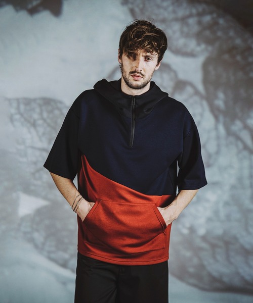 NO ID.（ノーアイディー） パーカー 「NO ID.」Changing Half Zip