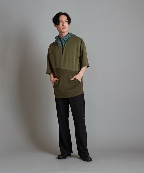 NO ID.（ノーアイディー） パーカー 「NO ID.」Changing Half Zip