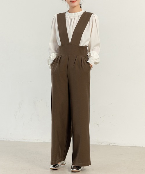 DAY CLOSET サロペット オーバーオール レディース ウエスト