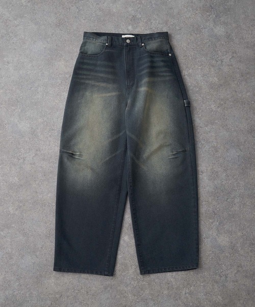 boohoo リジッド バギー カーペンター染め ジーンズ 人気 51f1VmmXk-L._UY1000_.jpg