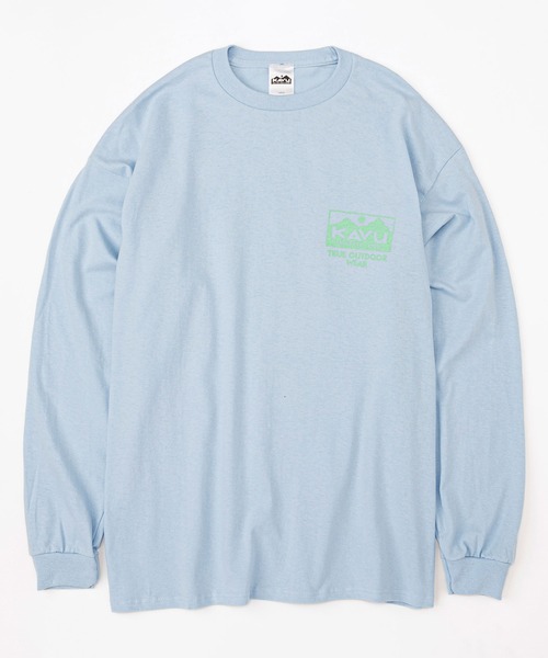 KAVU tシャツ KAVU/カブー True Logo LS Tee/トゥルーロゴティー