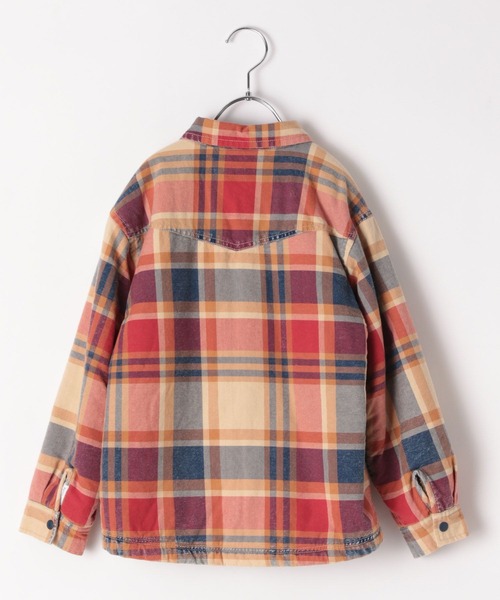 値下げ❗️  キッズアウター　ボア チェック　完売❗️ BAYFLOW（ベイフロー） ブルゾン アウター 「リバーシブル」 レトロ