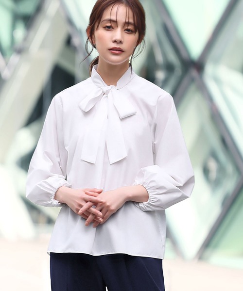 Flolia セットアップ 「3点セット」ペプラムノーカラー