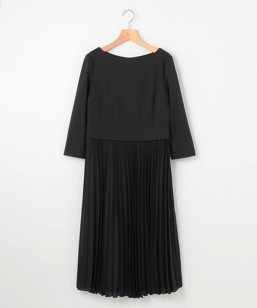 組曲（KUMIKYOKU） ワンピース ジャージーコンビプリーツ ワンピース