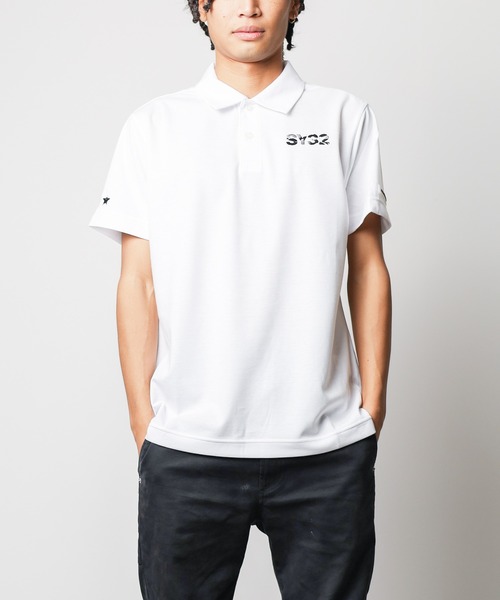 ポロシャツ ポロ 「SY32 by SWEET YEARS」CAMO LOGO POLO SHIRTS レディース メンズ