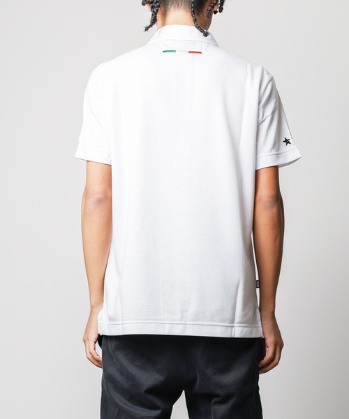 ポロシャツ ポロ 「SY32 by SWEET YEARS」CAMO LOGO POLO SHIRTS レディース メンズ SY32 by SWEET YEARS GOLF メンズ 吸汗速乾 半袖 ボタンダウン