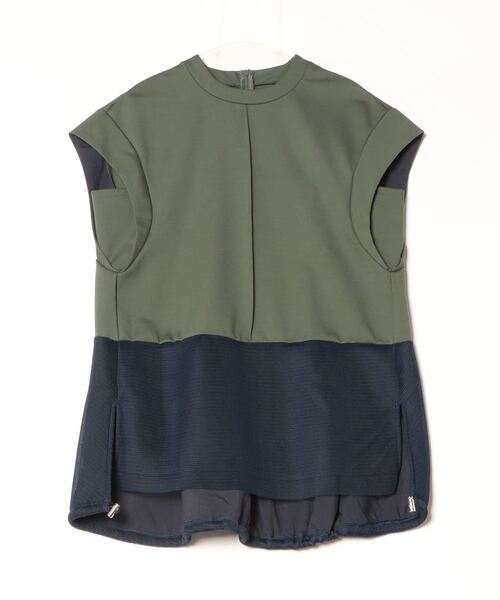 UN3D. tシャツ Tシャツ UN3D./アンスリード/CURVE SLEEVE DOCKING TOPS 