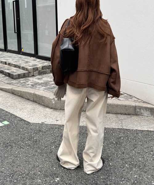 CANAL JEAN（キャナルジーン） ムートンコート ボアコート El mar