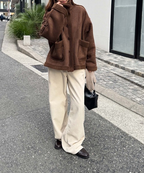 CANAL JEAN（キャナルジーン） ムートンコート ボアコート El mar