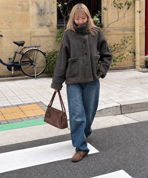 CANAL JEAN(キャナルジーン) ムートンコート ボアコート El mar CANAL JEAN(キャナルジーン) ムートンコート ボアコート El mar
