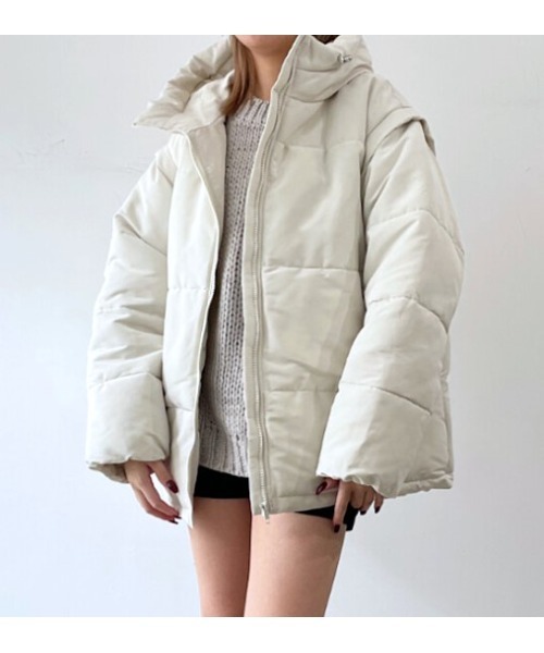 ダウンコート ダウンジャケット 2WAYファイバーダウンジャケット