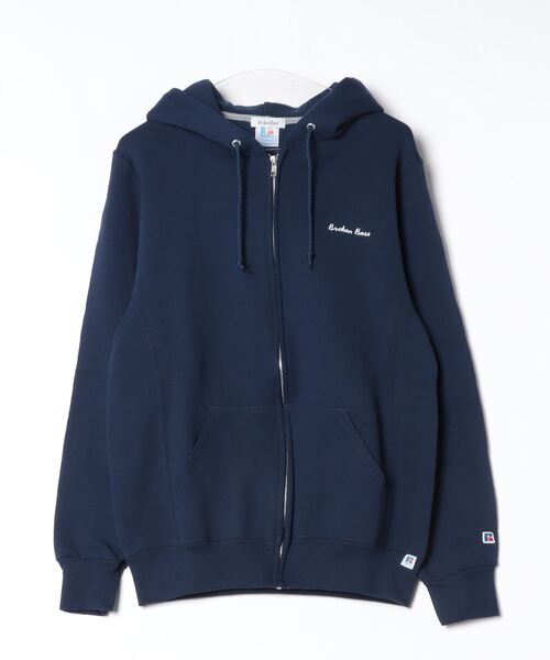 BROKEN BASE RUSSEL × Broken Base ジップパーカー BROKEN BASE パーカー RUSSEL × Broken Base Zip Hoodie メンズ