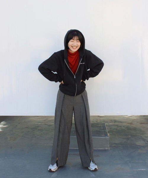 BROKEN BASE パーカー RUSSEL × Broken Base Zip Hoodie メンズ