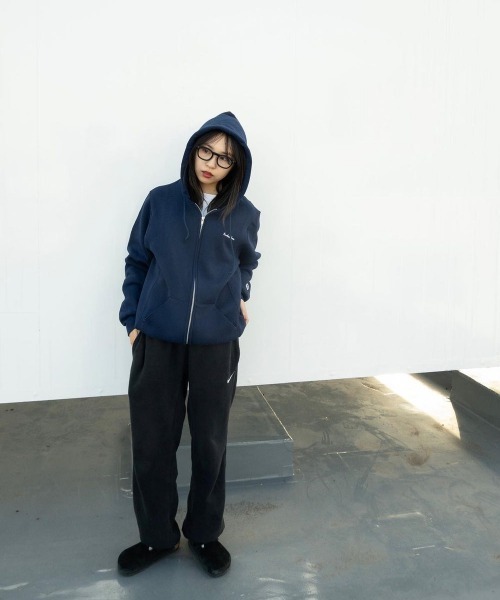 BROKEN BASE パーカー RUSSEL × Broken Base Zip Hoodie メンズ