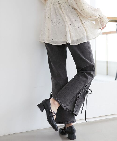 MAJESTIC LEGON（マジェスティックレゴン） ワイドパンツ ジーンズ