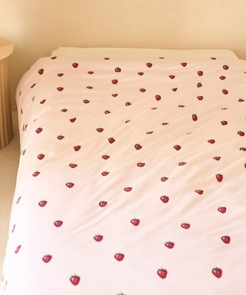 gelato pique Sleep ベッド 寝具 「Sleep」ストロベリー柄掛けカバー