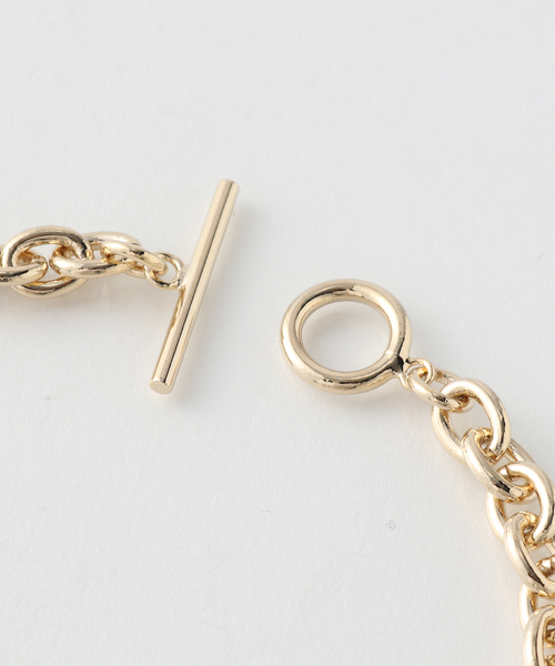 ベイシックス　ブレスレット BASICKS / ベイシックス】HEART BRACELET (MEDIUM LINK
