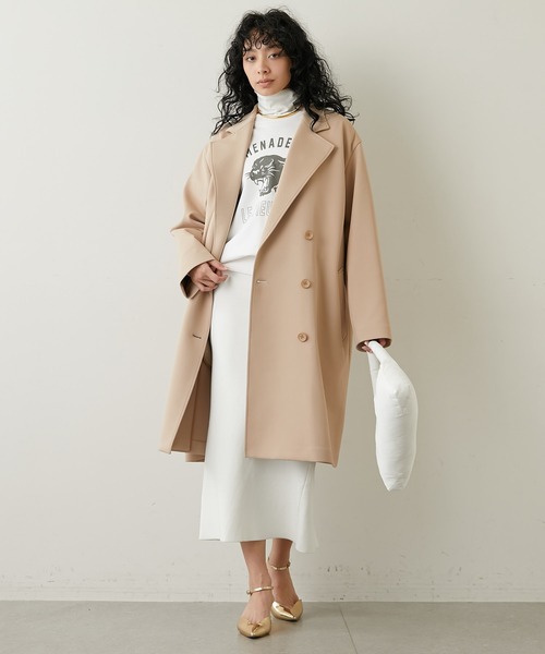 Whim Gazette（ウィム ガゼット） チェスターコート FREE ピンク