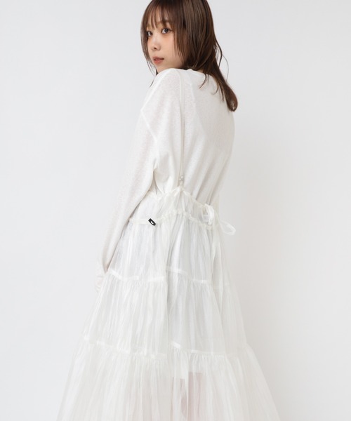RNA tシャツ M2387 フラワーラビットロングT レディース