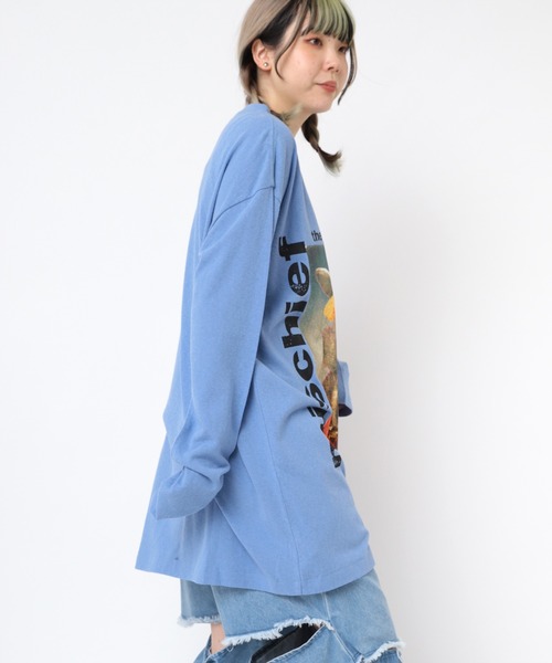 RNA tシャツ M2387 フラワーラビットロングT レディース