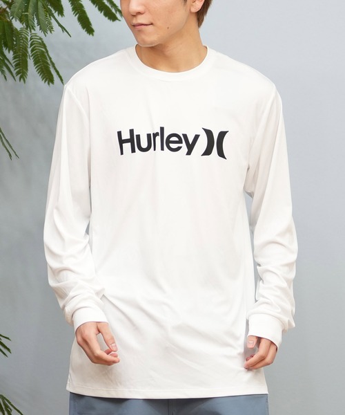s327新品Hurley ハーレー紫外線ラッシュガードUS(M) 速乾素材　長袖 s327新品Hurley ハーレー紫外線ラッシュガードUS(M) 速乾素材長袖