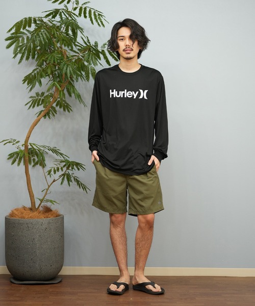 Hurley ラッシュガード Hurley/ハーレー 長袖/ロンT UVケア