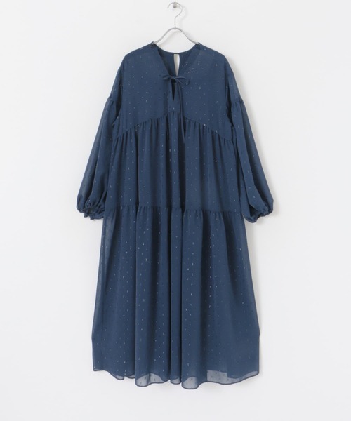 ワンピース カットジャガードティアードワンピース : ZOZOTOWN