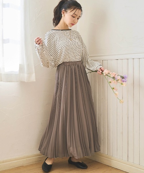 milklim スカート mil（ミル） スカート 「150cm前後の小柄さんサイズ」シフォン