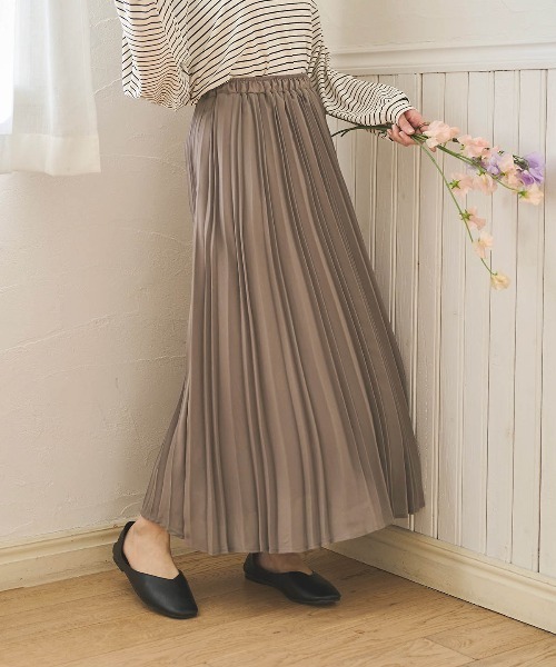mil（ミル） スカート 「150cm前後の小柄さんサイズ」シフォン