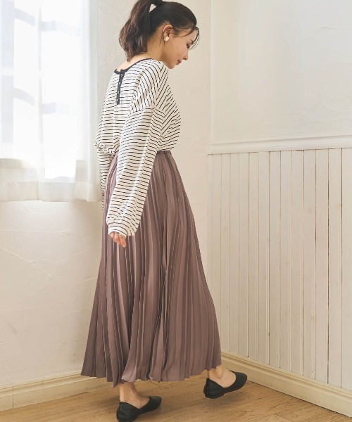 mil スカート 「150cm前後の小柄さんサイズ」シフォン ランダム