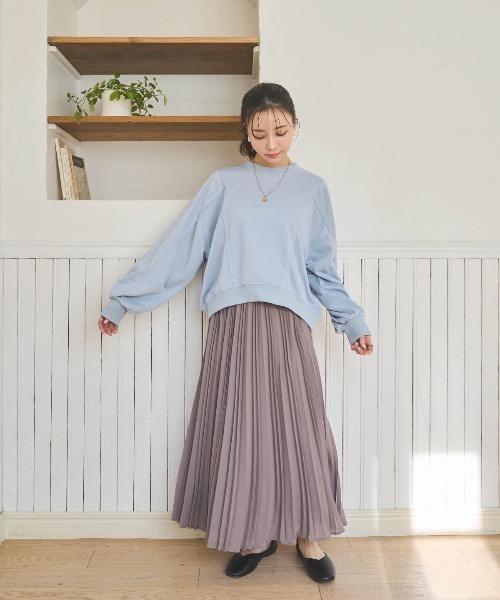 milklim スカート mil（ミル） スカート 「150cm前後の小柄さんサイズ」シフォン