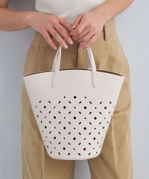 ＆MyuQ トートバッグ 「別注」「＆MyuQ」カットワーク