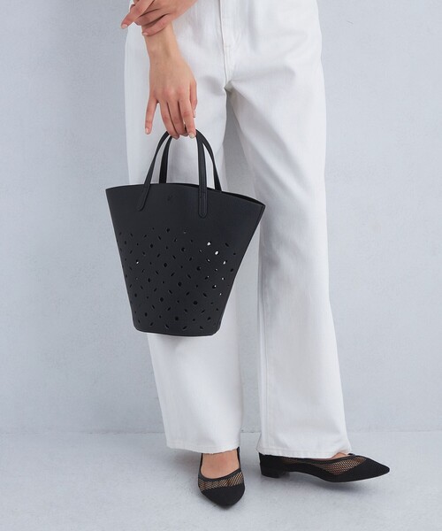 ＆MyuQ トートバッグ 「別注」「＆MyuQ」カットワーク