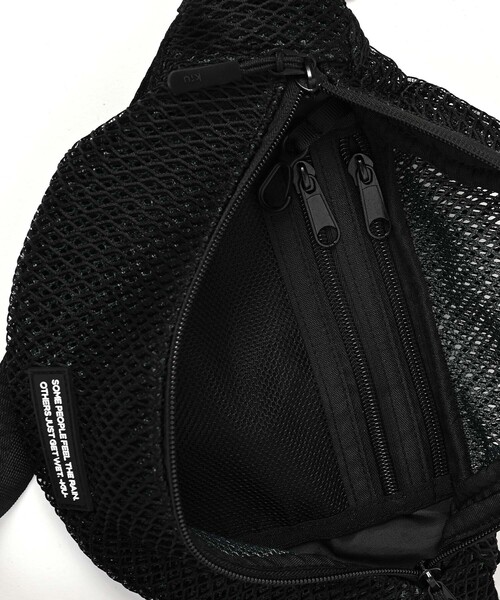 KiU（キウ） ウエストポーチ W-MESH BODY BAG ダブルメッシュボディ