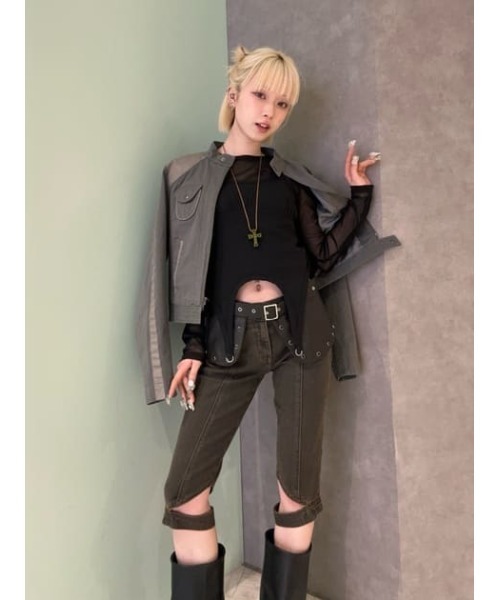 LAGUA GEM（ラグアジェム） スカート STUDS WRAP スカート : ZOZOTOWN