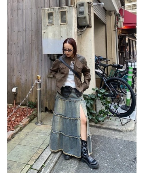 ラグアジェム　laguagem スカート LAGUA GEM（ラグアジェム） スカート PLEATS MIDI スカート : ZOZOTOWN