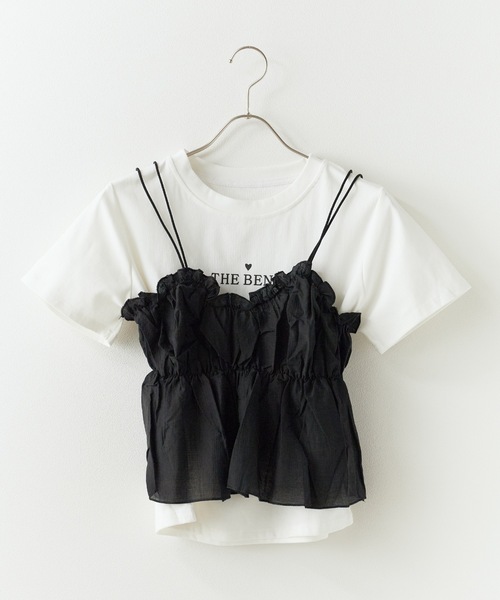 ROOP TOKYO tシャツ 2WAY ビスチェ付きトップス レディース : ZOZOTOWN