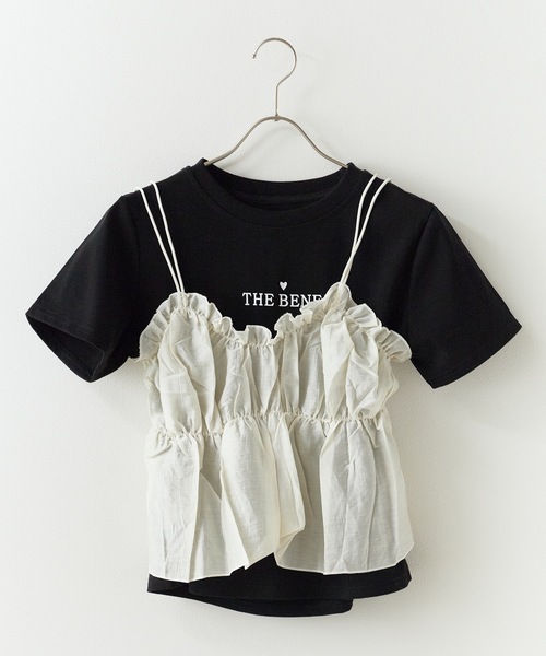 ROOP TOKYO tシャツ 半袖 2WAY ビスチェ付きトップス 夏物 夏服